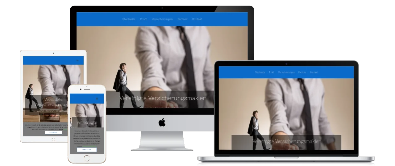 Firmenwebseite erstellen Versicherungsmakler - Rainer Fürstmann